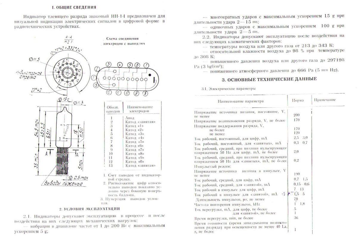 Ин 14 схема включения